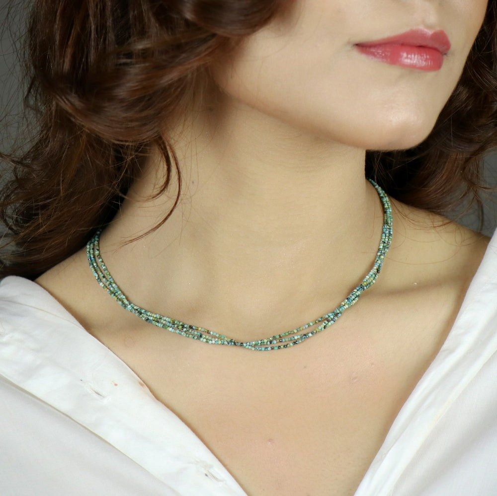 Turquoise Bead Necklace