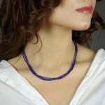 Load image into Gallery viewer, Lapis Lazuli Women&#39;s Bead Necklace by Ravia
