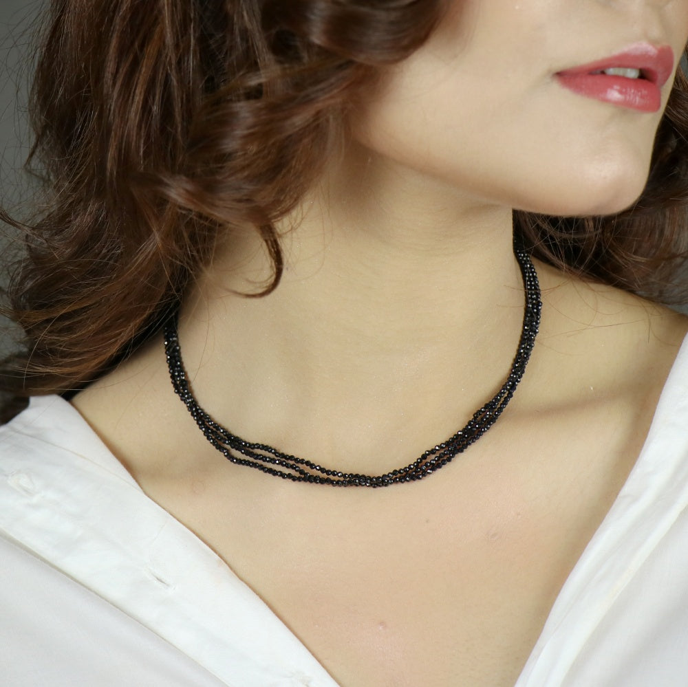 Black Spinel Necklace