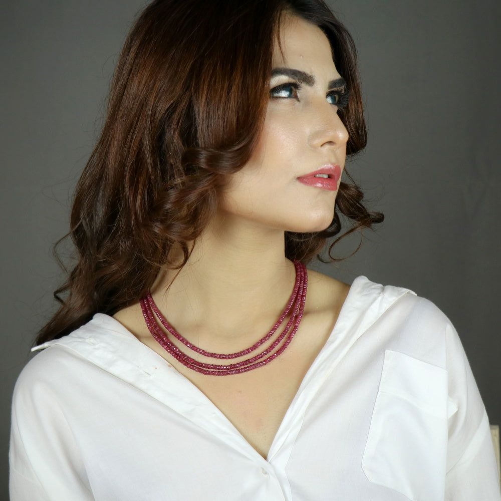 Women's Ruby Necklace