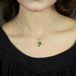 Load image into Gallery viewer, Vivid Grassy Green Peridot Pendant
