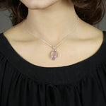 Load image into Gallery viewer, Ethnic Rose Quartz Pendant
