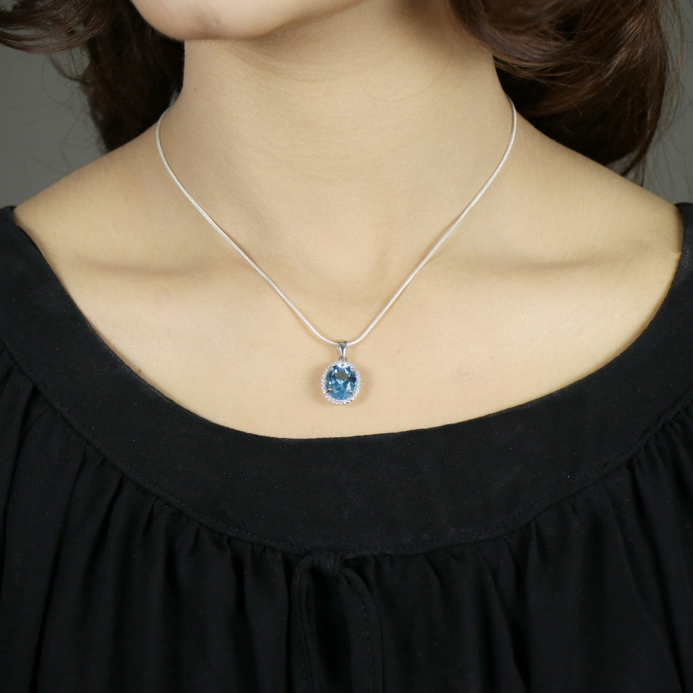 Blue topaz Women's Pendant