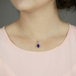 Load image into Gallery viewer, Amethyst Teardrop Pendant 
