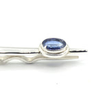 Load image into Gallery viewer, Blue Kyanite Men&#39;s Tie Pin
