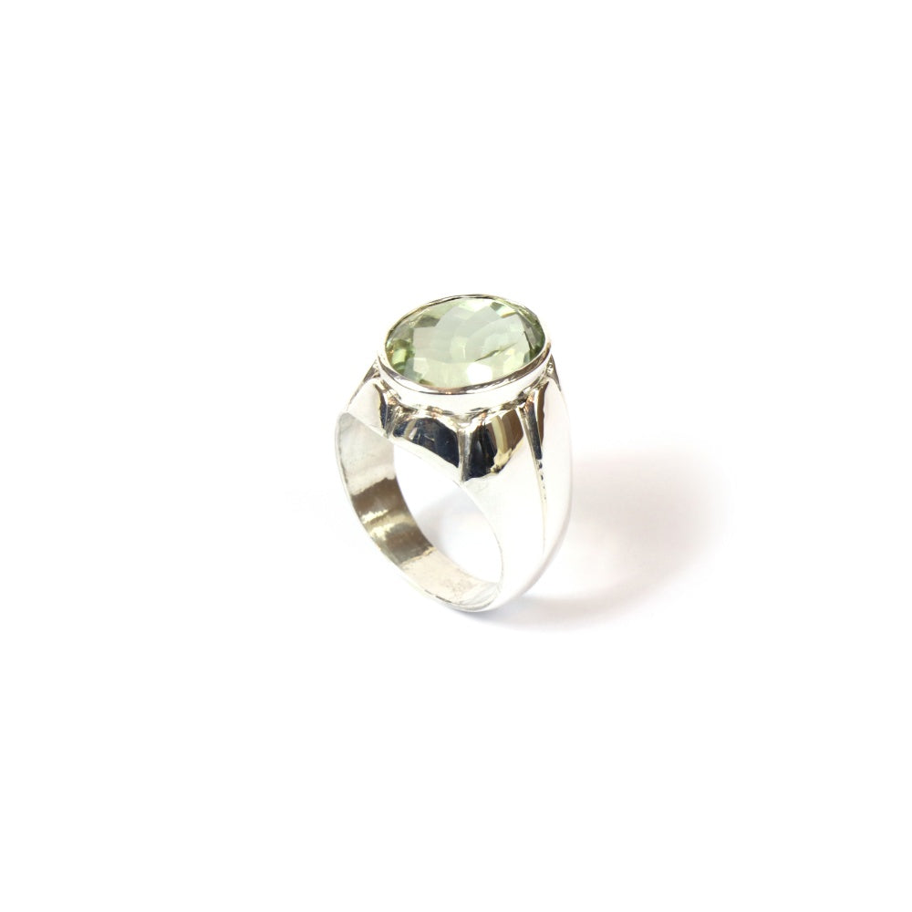 Exclusive Green Amethyst Ring