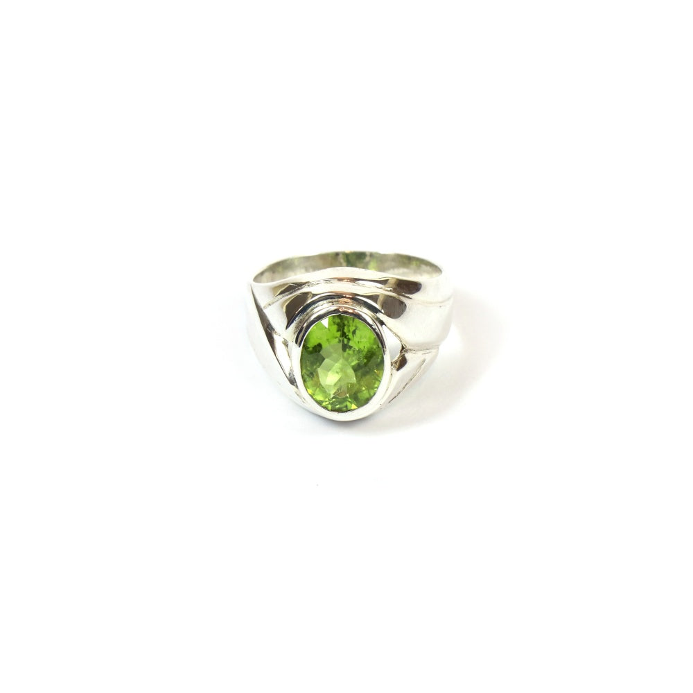 Men's Vintage Stylish Peridot Ring