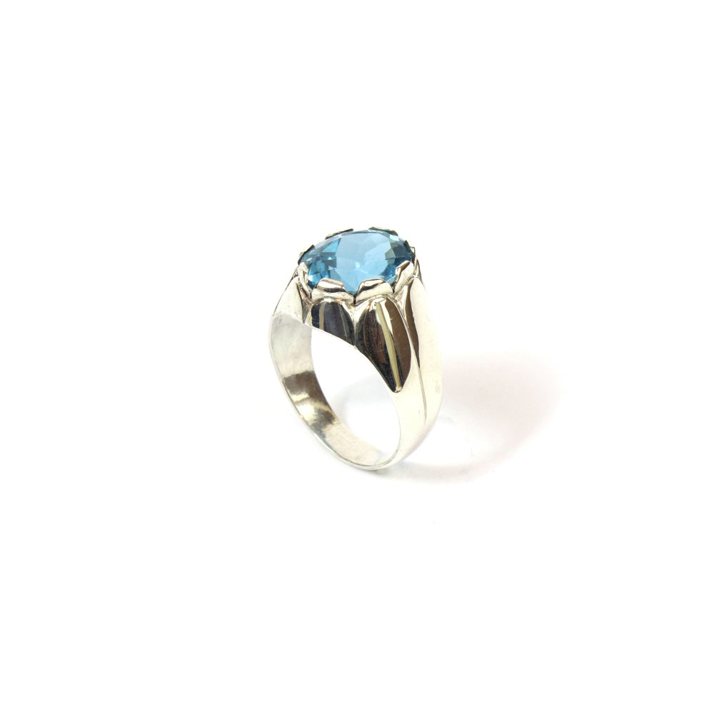 Vintage London Blue Topaz Ring