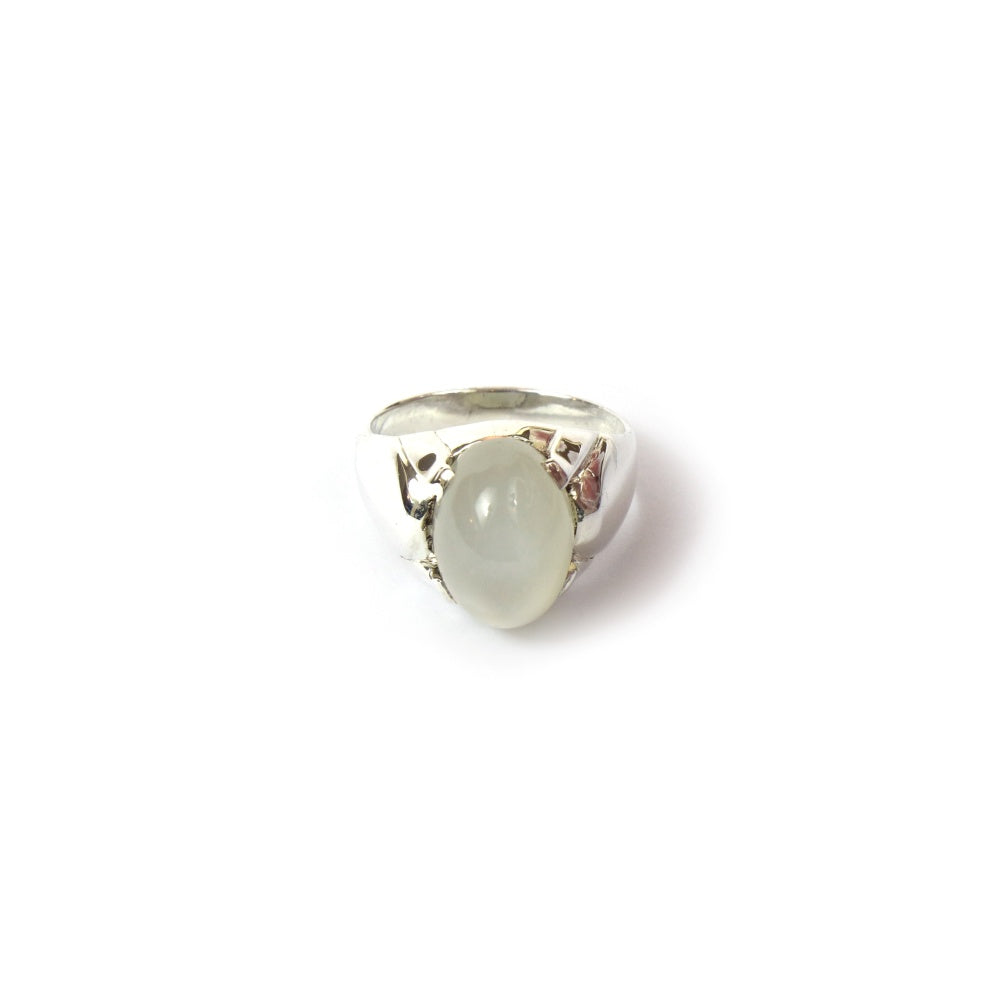 Moonstone Signet Ring for Men