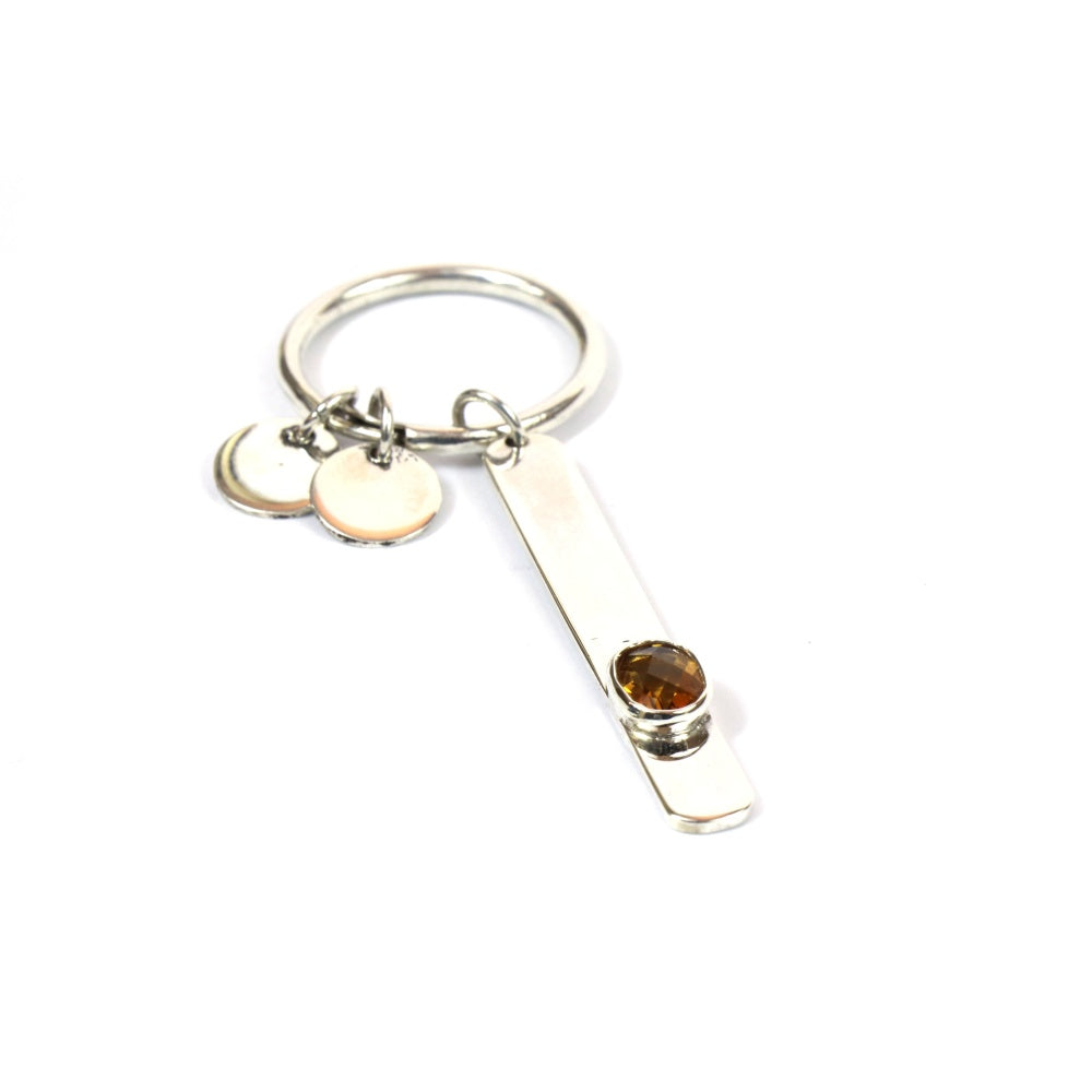 Classic Citrine Key Ring | Accessories