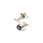 Load image into Gallery viewer, Men&#39;s Royal Amethyst Cufflinks
