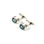 Load image into Gallery viewer, London Blue Topaz Men&#39;s Cufflinks
