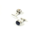 Load image into Gallery viewer, Men&#39;s Vintage Sapphire Cufflinks
