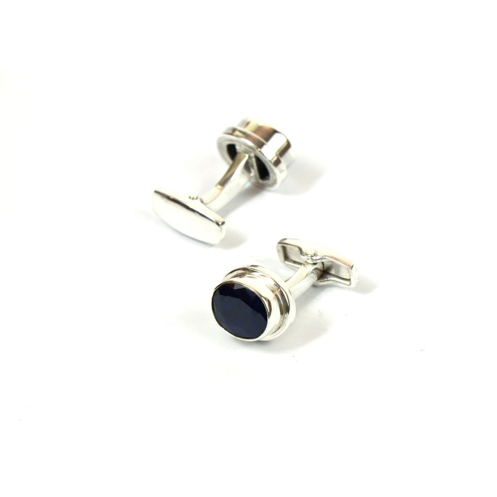 Men's Vintage Sapphire Cufflinks