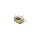 Load image into Gallery viewer, Green Tourmaline Collar Pin | Men Accessories
