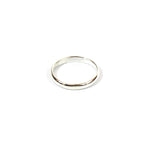 Load image into Gallery viewer, Men&#39;s Court Style Silver Band ring
