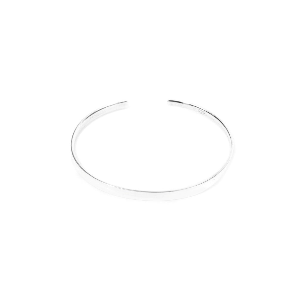 Men's Oval Cuff Bangle Bracelet