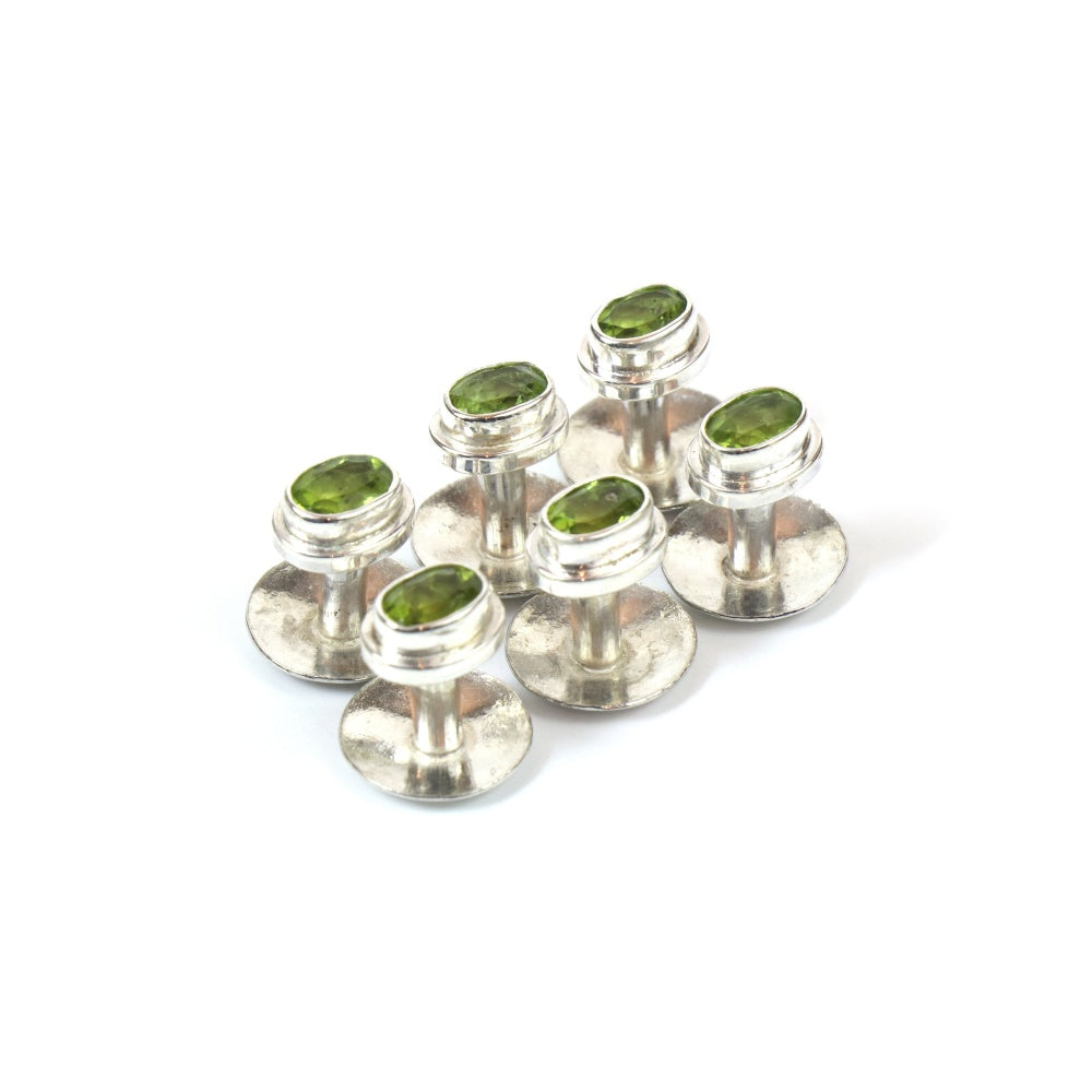 Peridot Button for Men