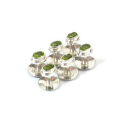 Peridot Button for Men