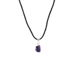 Load image into Gallery viewer, Raw Amethyst Men&#39;s Pendant
