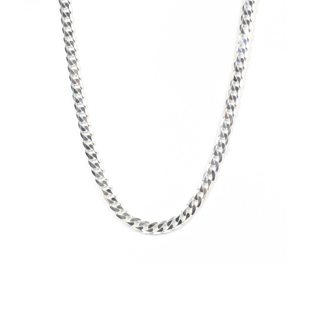 Thick Silver Cuban Men's Curb Chain