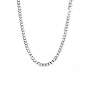 Thick Silver Cuban Men's Curb Chain