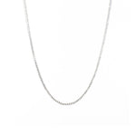 Load image into Gallery viewer, Thin Silver Cuban Curb Men&#39;s Chain
