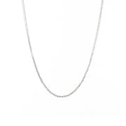 Thin Silver Cuban Curb Men's Chain