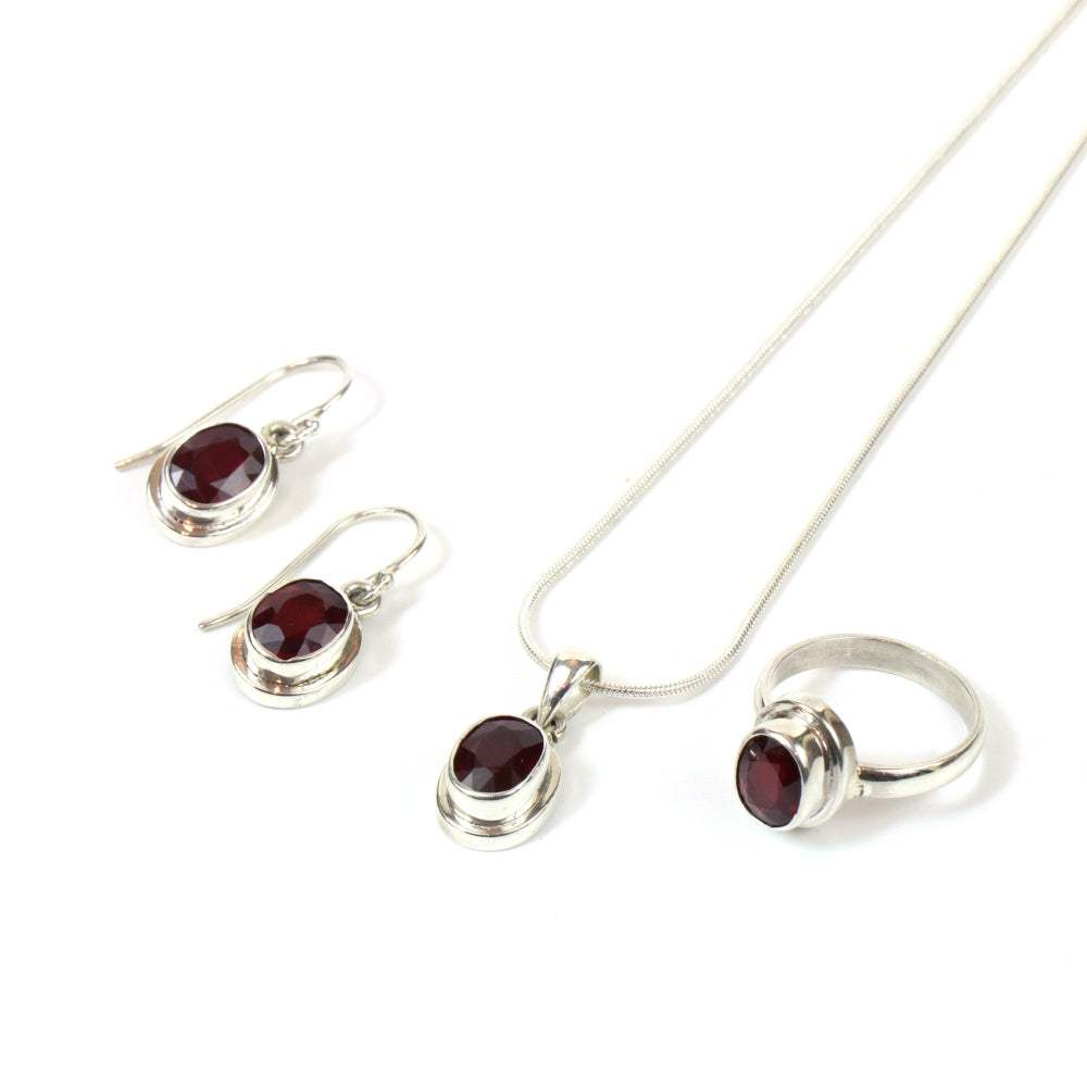 Luxury Ruby Set for Women