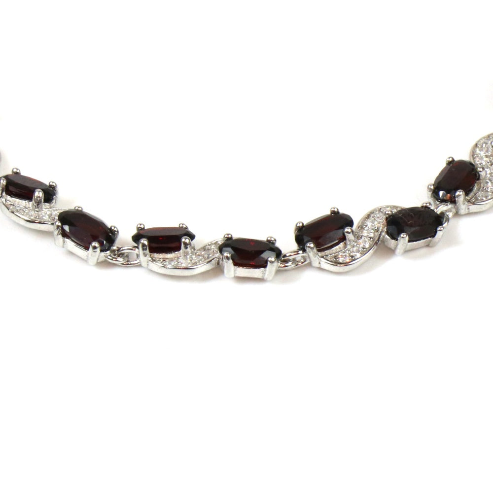 Luxurious Garnet Bracelet