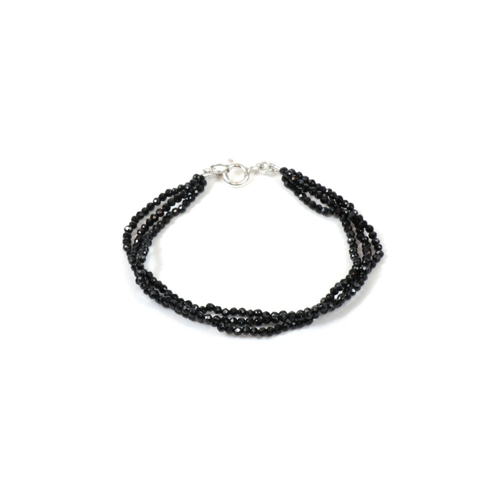 Shimmery Spinel Beads Bracelet for Women