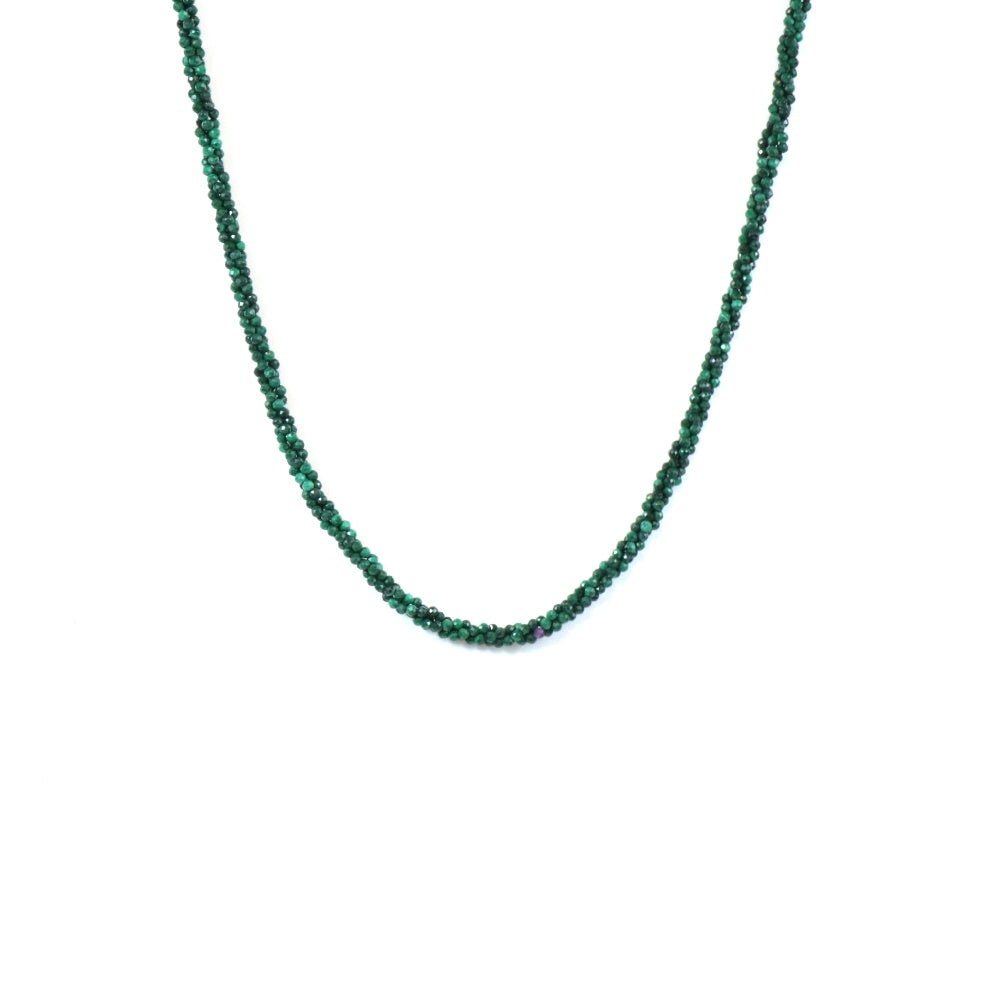 Fancy Malachite Bead Necklace for Women