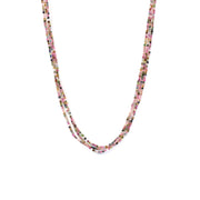 Rainbow Tourmaline Bead Necklace