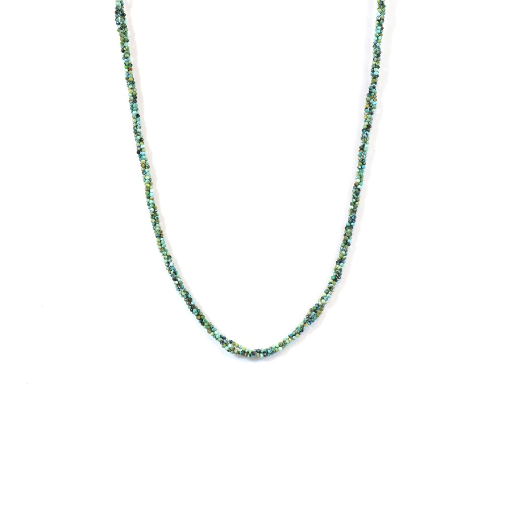 Fancy Turquoise Bead Necklace for Women