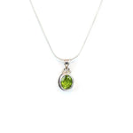 Load image into Gallery viewer, Women&#39;s Vivid Grassy Green Peridot Pendant
