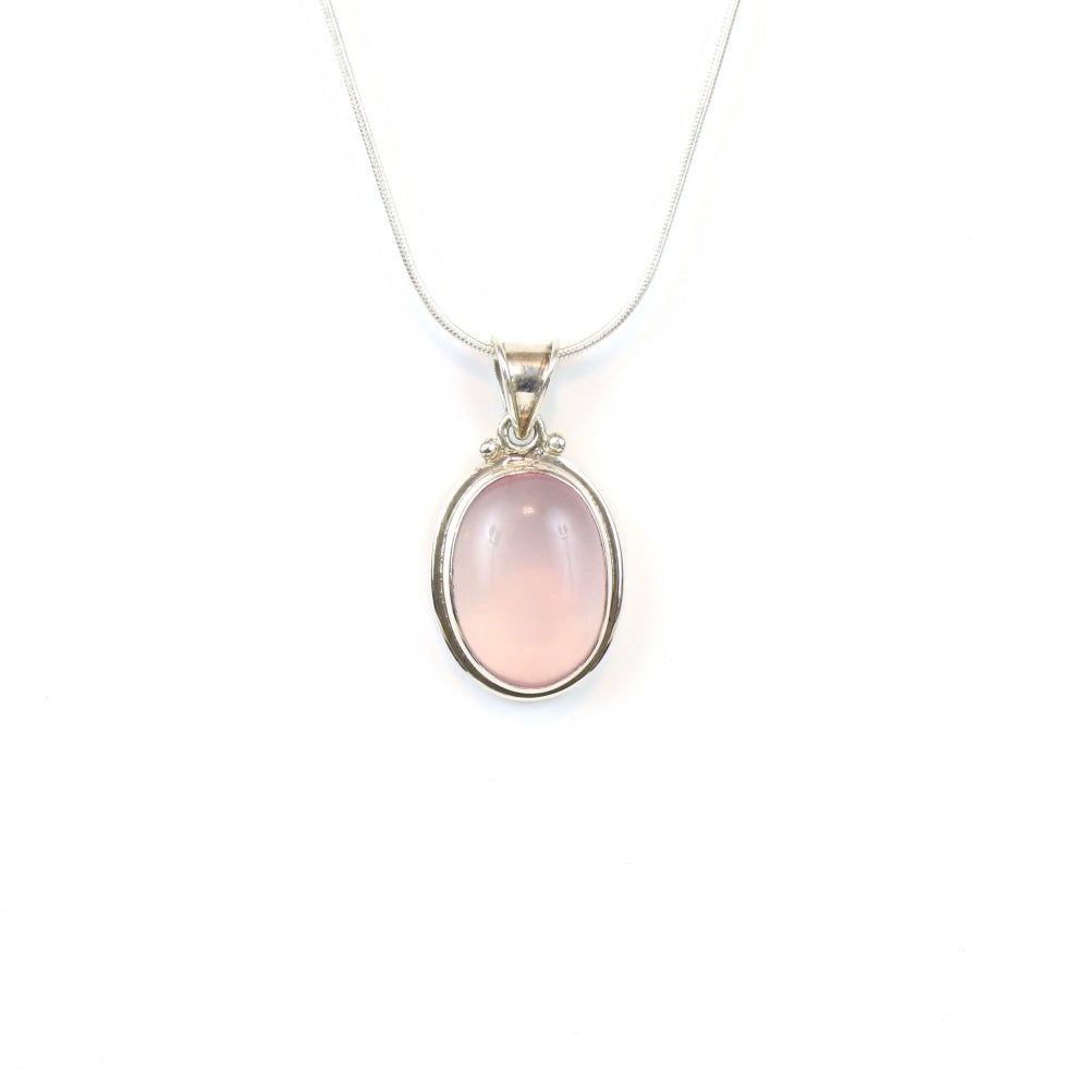 Ethnic Rose Quartz Women's Pendant