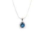 Load image into Gallery viewer, Royal London Blue Topaz Women&#39;s Pendant
