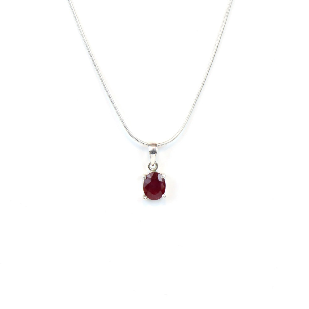 Ruby Classic Pendant for Women