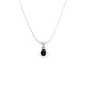 Classic Sapphire Pendant for Women