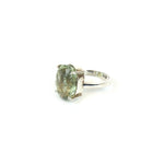 Load image into Gallery viewer, Green Amethyst Women Ring by Ravia Jewels
