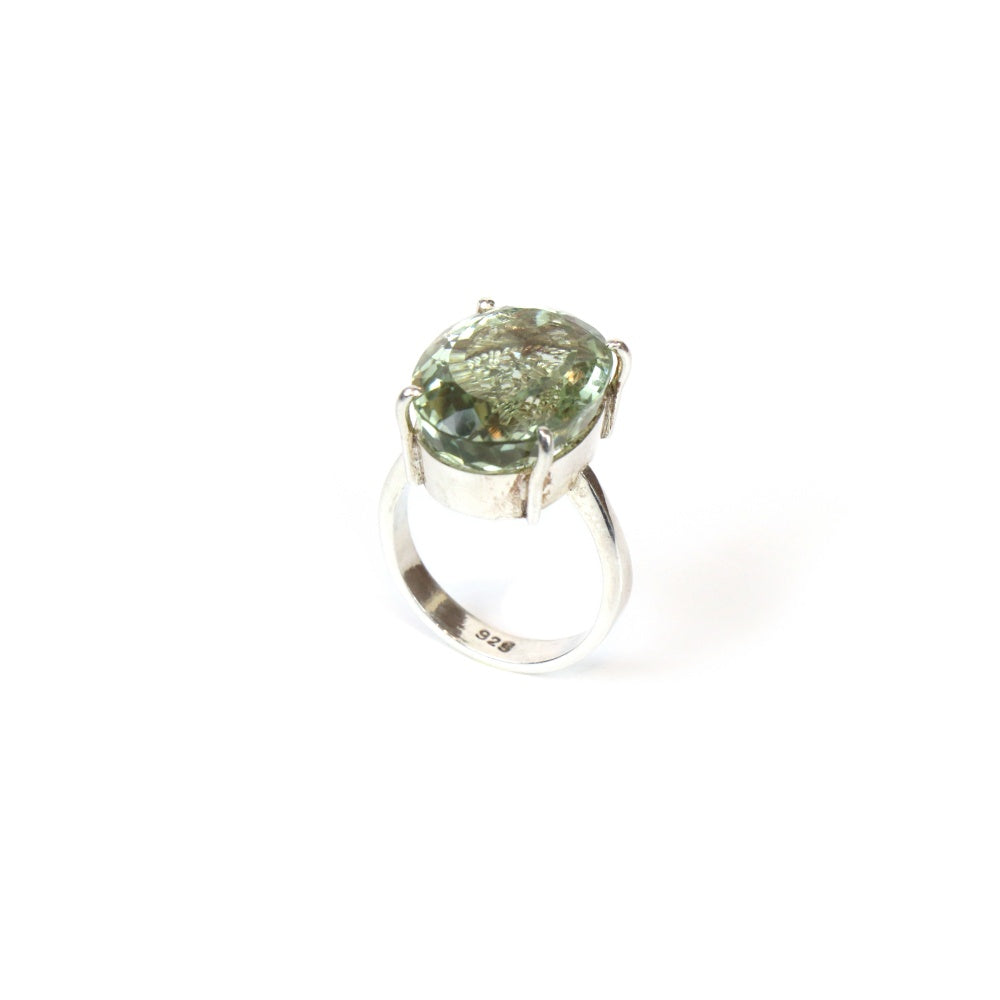 Green Amethyst Women Ring