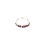 Load image into Gallery viewer, Ruby Diversified Band Ring for Women
