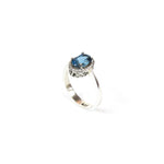 Load image into Gallery viewer, London Blue Topaz Ring
