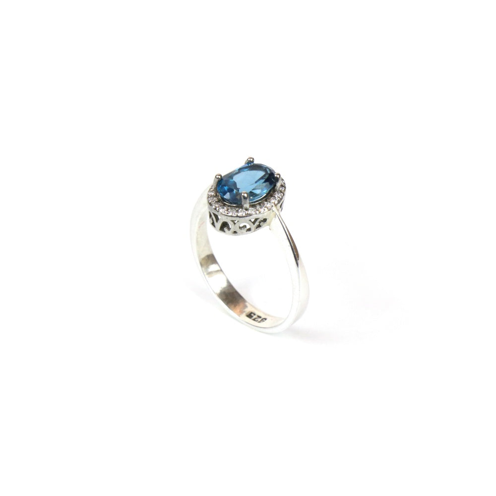 London Blue Topaz Ring