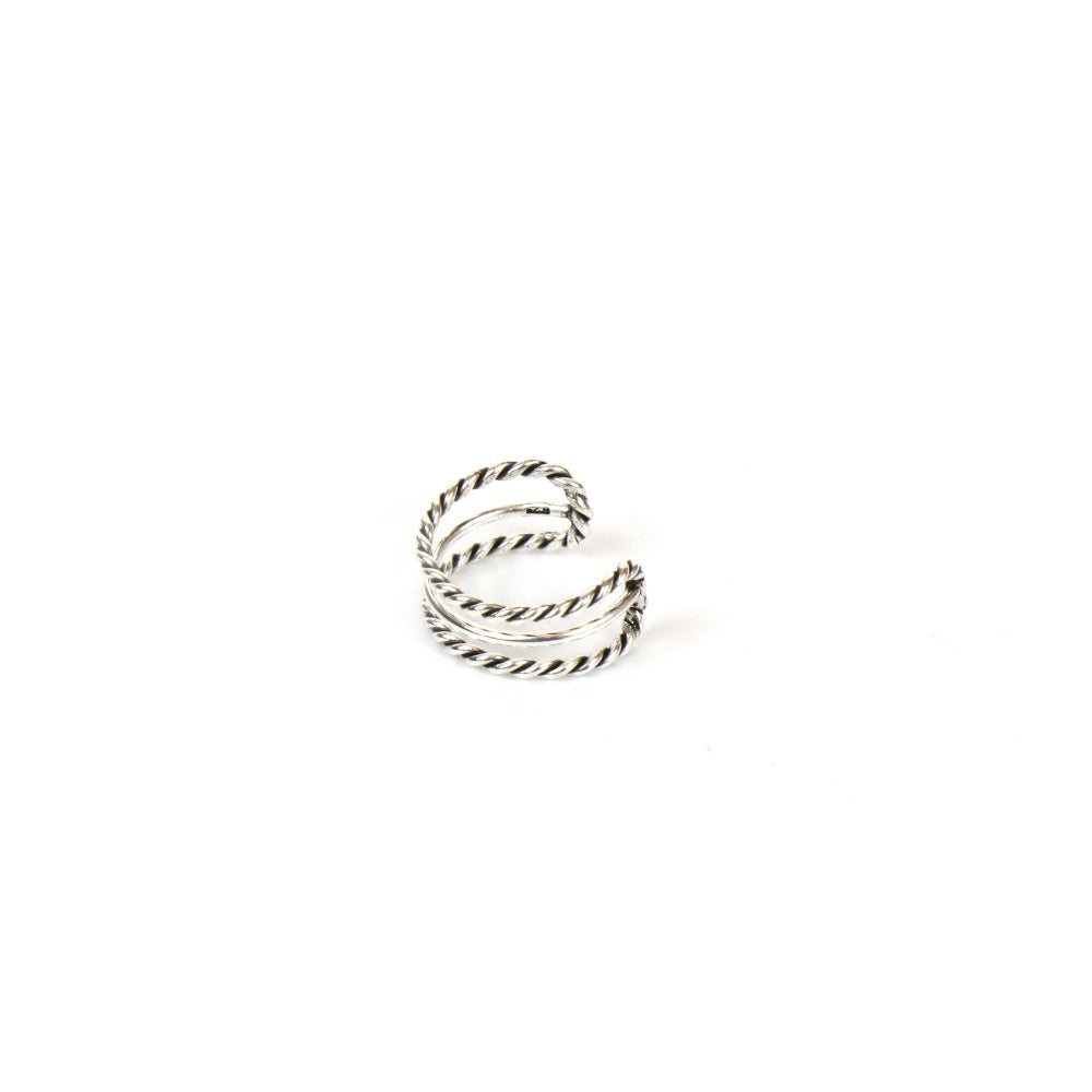 Twist Three Band Women's Toe Ring