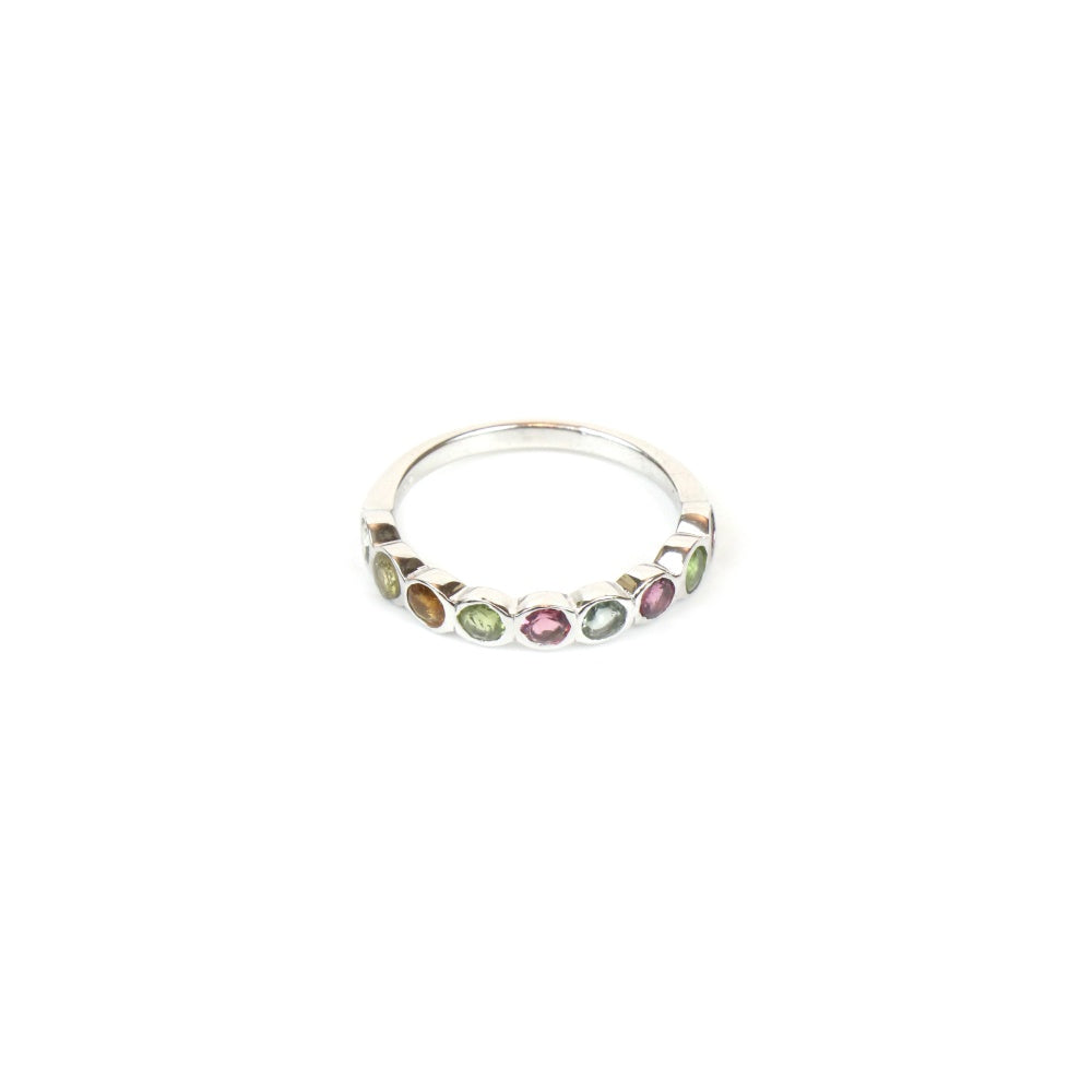 Tourmaline Eternity Band Ring for Women