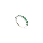 Load image into Gallery viewer, Emerald  Band Ring for Women
