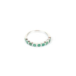 Load image into Gallery viewer, Emerald Eternity Band Ring for Women
