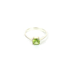 Load image into Gallery viewer, Women&#39;s Cushion Cut Peridot Ring
