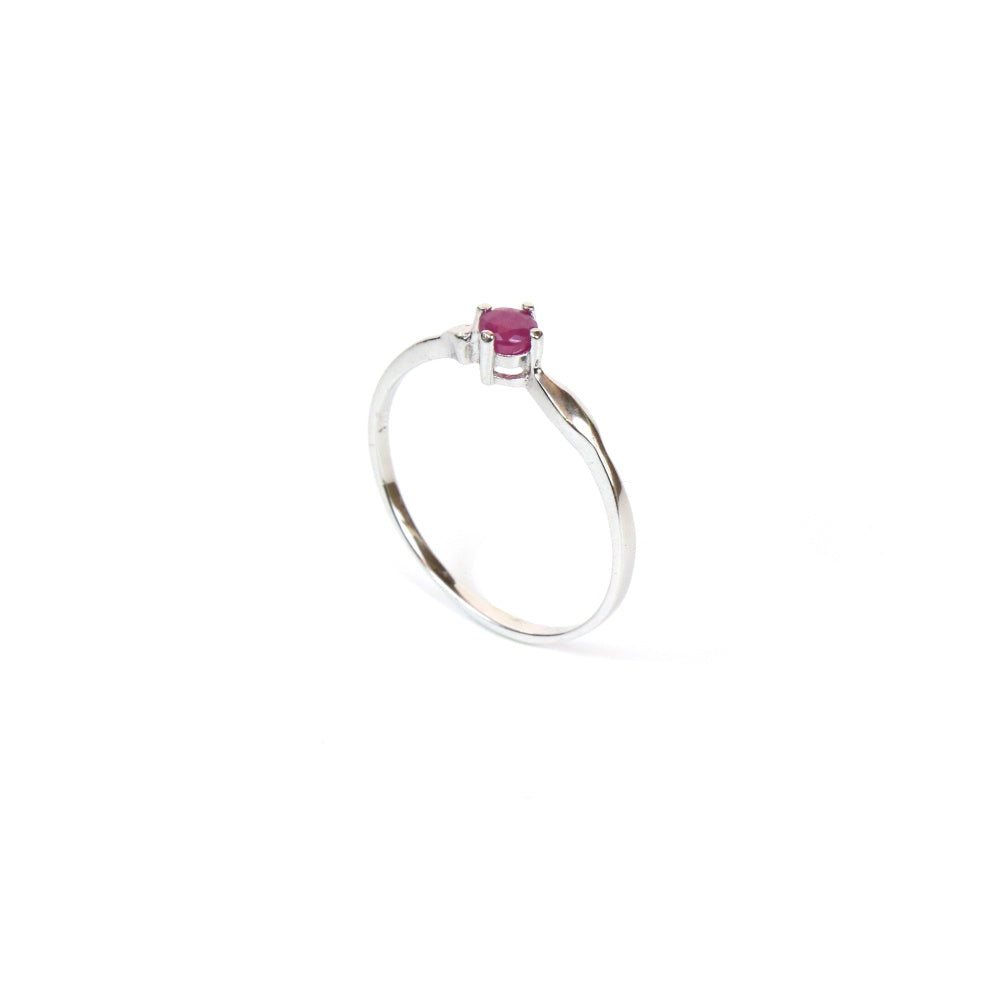 Round Cut  Ruby Ring for Women